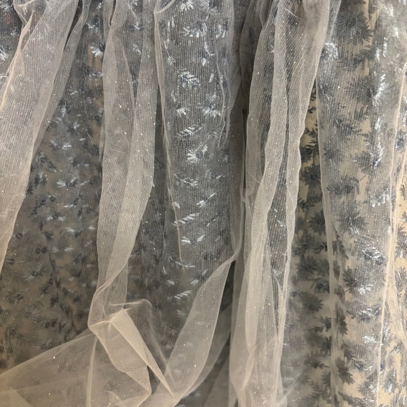 Corset Blue Lace Gown with Cloak (Custom-Made) - Picture 8 of 8